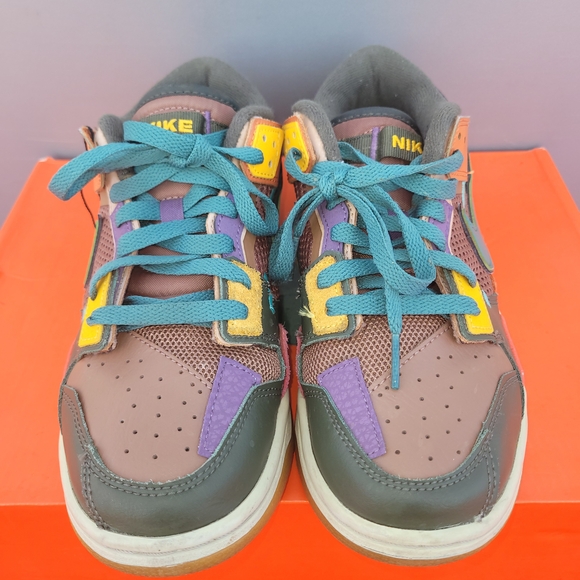 Nike Dunk Low Scrap Multicolor Sneakers - Picture 3 of 7
